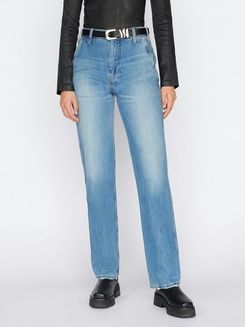 jeans front view